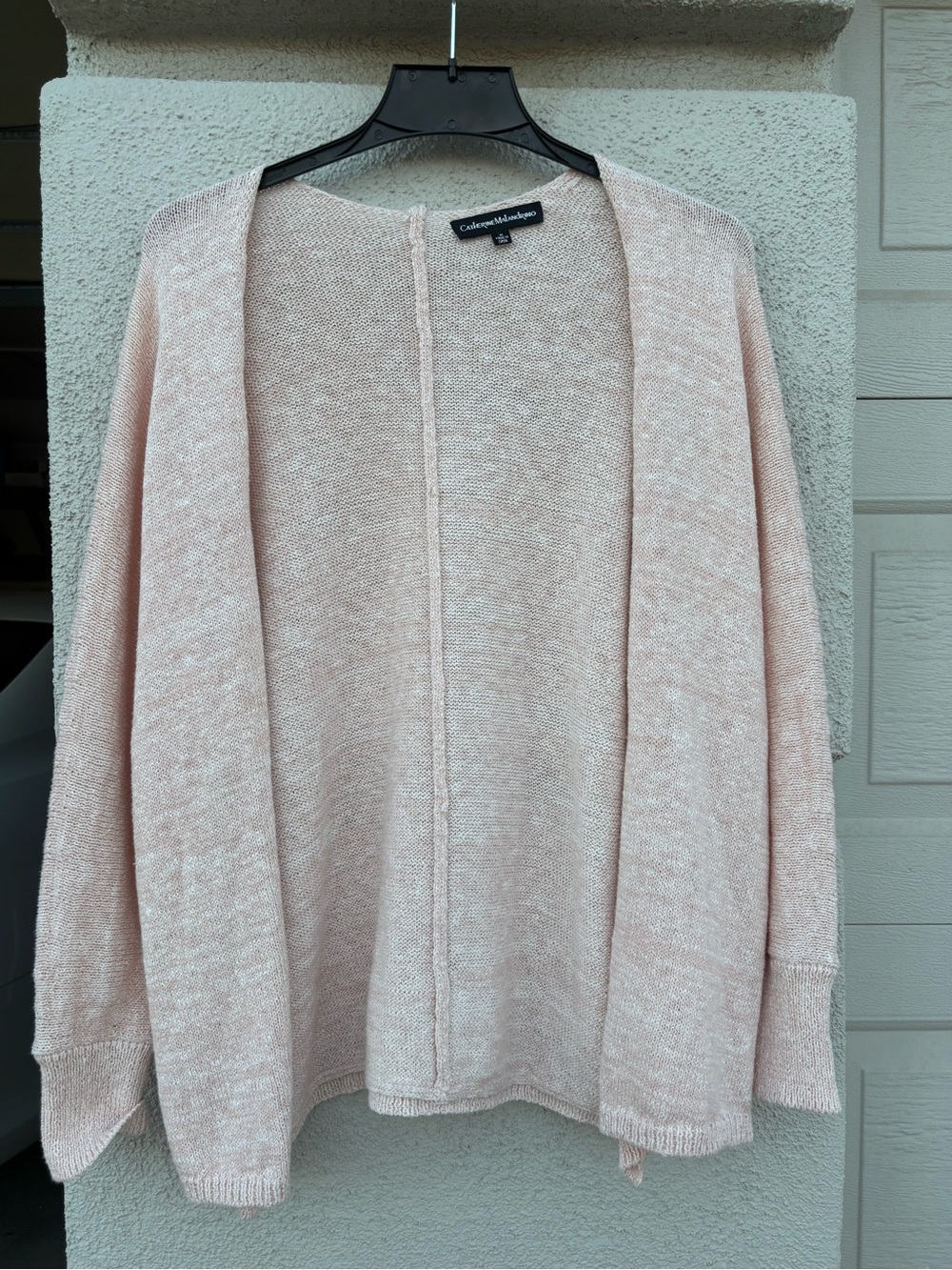 Lightweight Open Cardigan - Blush Pink